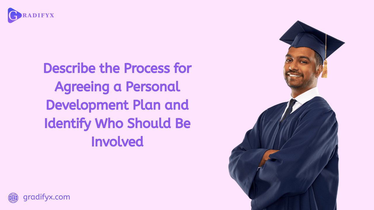 Describe the Process for Agreeing a Personal Development Plan and Identify Who Should be Involved