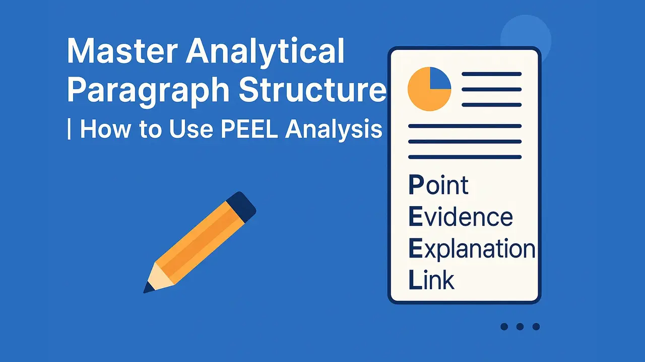 analytical paragraph structure
